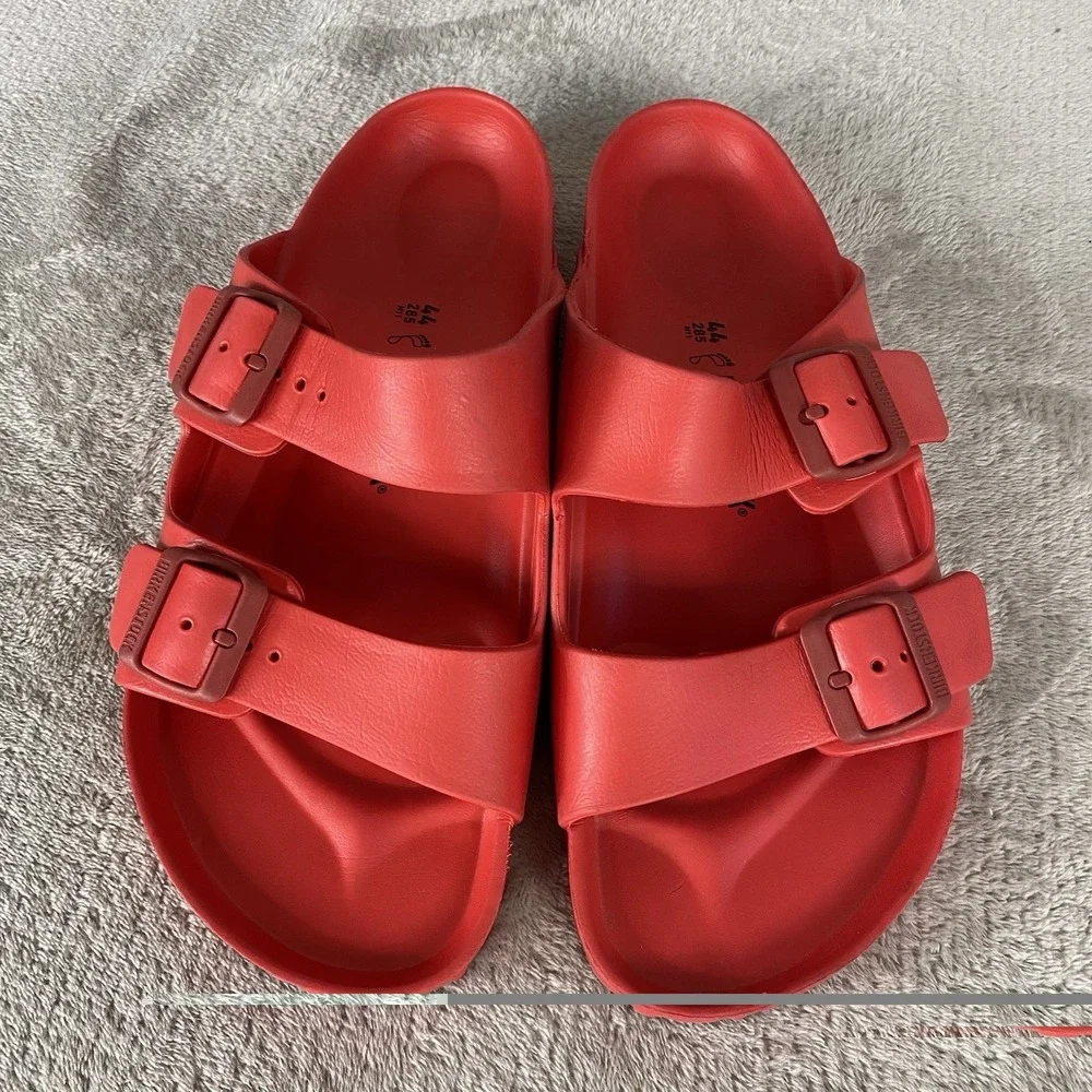 Birkenstock Arizona EVA Sandals Mens US 11 EU 44 Red Slide Water NEW